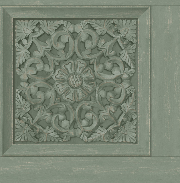 Albie Moss Carved Panel Wallpaper by Fine Decor Designer Medley Covers about 56.4 square feet 20.5-in by 33-ft long roll Unpasted 20.9 - Swanky Fabrics - Albie Moss Carved Panel Wallpaper by Fine Decor Designer Medley Covers about 56.4 square feet 20.5-in by 33-ft long roll Unpasted 20.9 - Swanky Fabrics -