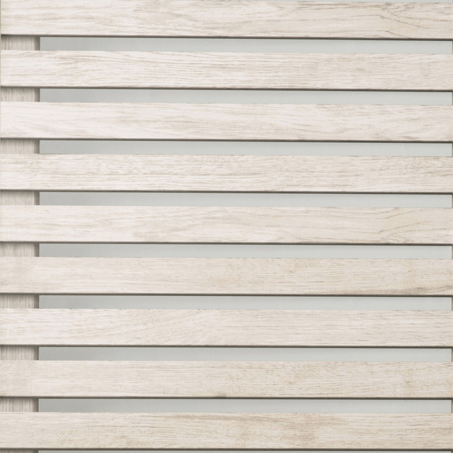 Marlow Grey Wood Slats Wallpaper by Fine Decor Designer Medley Covers about 56.4 square feet 20.5-in by 33-ft long roll Unpasted 20.9 - Swanky Fabrics -