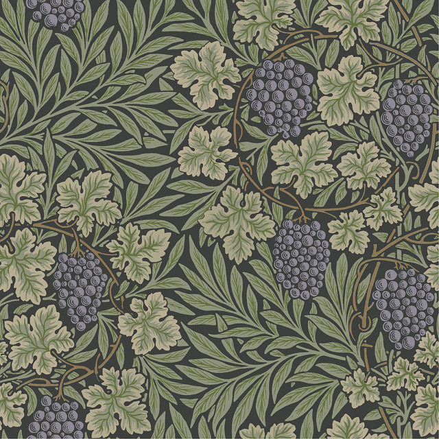 Vine Green Woodland Fruits Wallpaper by A-Street Prints Designer Hidden Treasures Covers about 57.5 square feet 20.9-in by 33-ft long roll Unpasted 20.9 - Swanky Fabrics - Vine Green Woodland Fruits Wallpaper by A-Street Prints Designer Hidden Treasures Covers about 57.5 square feet 20.9-in by 33-ft long roll Unpasted 20.9 - Swanky Fabrics -