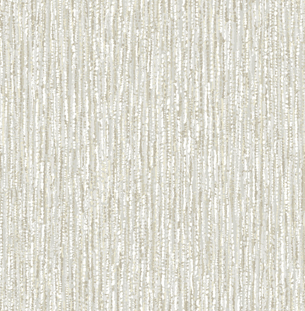 Corliss Neutral Beaded Strands Wallpaper by A-Street Prints Designer Solace Covers about 56.4 square feet 20.5-in by 33-ft long roll Unpasted 20.86 - Swanky Fabrics - Corliss Neutral Beaded Strands Wallpaper by A-Street Prints Designer Solace Covers about 56.4 square feet 20.5-in by 33-ft long roll Unpasted 20.86 - Swanky Fabrics -