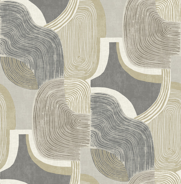 Hollace Slate Geometric Wallpaper by A-Street Prints Designer Solace Covers about 56.4 square feet 20.5-in by 33-ft long roll Unpasted 20.86 - Swanky Fabrics - Hollace Slate Geometric Wallpaper by A-Street Prints Designer Solace Covers about 56.4 square feet 20.5-in by 33-ft long roll Unpasted 20.86 - Swanky Fabrics -