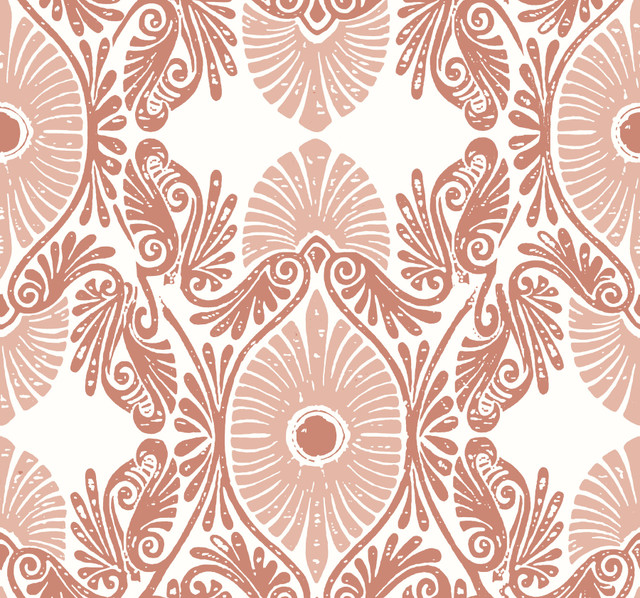 Villa Raspberry Embellished Ogee Wallpaper by A-Street Prints Designer Terrace Covers about 60.8 square feet 27-in by 27-ft long roll Unpasted 25.25 - Swanky Fabrics - Villa Raspberry Embellished Ogee Wallpaper by A-Street Prints Designer Terrace Covers about 60.8 square feet 27-in by 27-ft long roll Unpasted 25.25 - Swanky Fabrics -