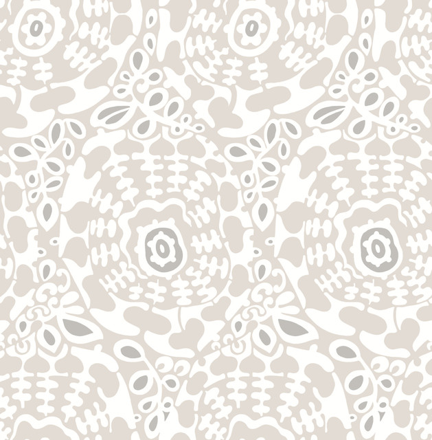 Divine Grey Abstract Medallion Wallpaper by A-Street Prints Designer Terrace Covers about 56.4 square feet 20.5-in by 33-ft long roll Unpasted 20.86 - Swanky Fabrics - Divine Grey Abstract Medallion Wallpaper by A-Street Prints Designer Terrace Covers about 56.4 square feet 20.5-in by 33-ft long roll Unpasted 20.86 - Swanky Fabrics -