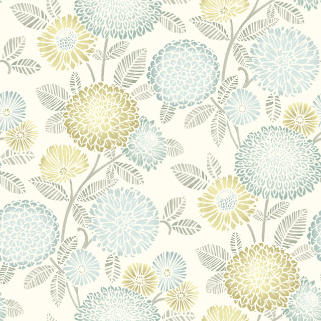 Zalipie Lime Floral Trail Wallpaper by Chesapeake Designer Kinfolk Covers about 56.4 square feet 20.5-in by 33-ft long roll Prepasted 20.5 - Swanky Fabrics - Zalipie Lime Floral Trail Wallpaper by Chesapeake Designer Kinfolk Covers about 56.4 square feet 20.5-in by 33-ft long roll Prepasted 20.5 - Swanky Fabrics -