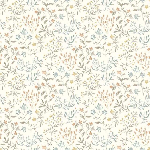Tarragon Pastel Dainty Meadow Wallpaper by Chesapeake Designer Kinfolk Covers about 56.4 square feet 20.5-in by 33-ft long roll Prepasted 10.25 - Swanky Fabrics - Tarragon Pastel Dainty Meadow Wallpaper by Chesapeake Designer Kinfolk Covers about 56.4 square feet 20.5-in by 33-ft long roll Prepasted 10.25 - Swanky Fabrics -