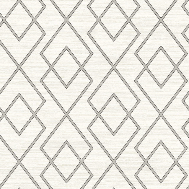 Blaze Cream Trellis Wallpaper by Chesapeake Designer Farmhouse Covers about 56.4 square feet 20.5-in by 33-ft long roll Prepasted 20.9 - Swanky Fabrics - Blaze Cream Trellis Wallpaper by Chesapeake Designer Farmhouse Covers about 56.4 square feet 20.5-in by 33-ft long roll Prepasted 20.9 - Swanky Fabrics -
