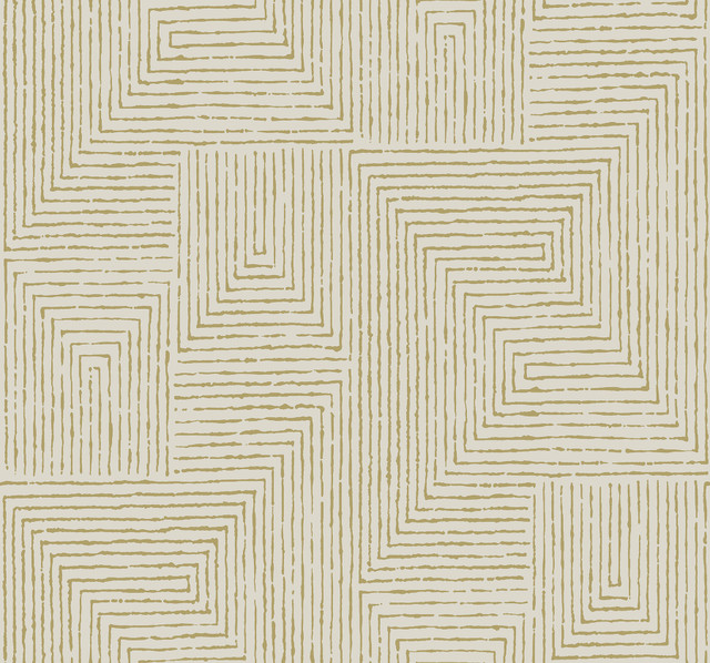 Mortenson Gold Geometric Wallpaper by A-Street Prints Designer Scott Living III Covers about 60.8 square feet 27-in by 27-ft long roll Unpasted 25.25 - Swanky Fabrics - Mortenson Gold Geometric Wallpaper by A-Street Prints Designer Scott Living III Covers about 60.8 square feet 27-in by 27-ft long roll Unpasted 25.25 - Swanky Fabrics -