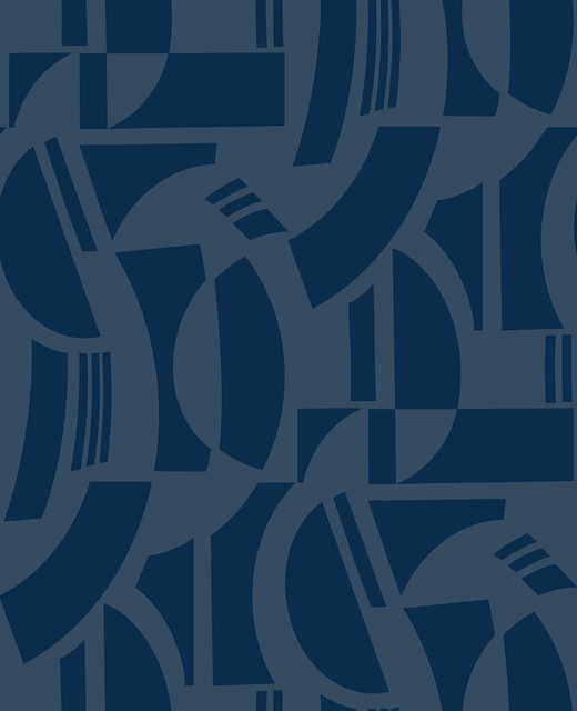 Carter Indigo Geometric Flock Wallpaper by A-Street Prints Designer Scott Living III Covers about 56.4 square feet 20.5-in by 33-ft long roll Unpasted 25.25 - Swanky Fabrics - Carter Indigo Geometric Flock Wallpaper by A-Street Prints Designer Scott Living III Covers about 56.4 square feet 20.5-in by 33-ft long roll Unpasted 25.25 - Swanky Fabrics -