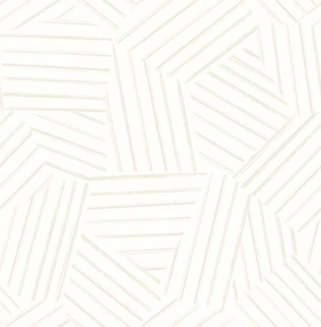 Helene Pearl Geometric Lines Wallpaper by A-Street Prints Designer Mylos Covers about 56.4 square feet 20.5-in by 33-ft long roll Unpasted 20.9 - Swanky Fabrics - Helene Pearl Geometric Lines Wallpaper by A-Street Prints Designer Mylos Covers about 56.4 square feet 20.5-in by 33-ft long roll Unpasted 20.9 - Swanky Fabrics -