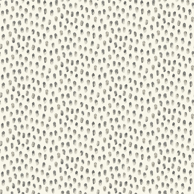 Sand Drips Dark Grey Painted Dots Wallpaper by Chesapeake Designer Blue Heron Covers about 56.4 square feet 20.5-in by 33-ft long roll Prepasted 5.13 - Swanky Fabrics - Sand Drips Dark Grey Painted Dots Wallpaper by Chesapeake Designer Blue Heron Covers about 56.4 square feet 20.5-in by 33-ft long roll Prepasted 5.13 - Swanky Fabrics -