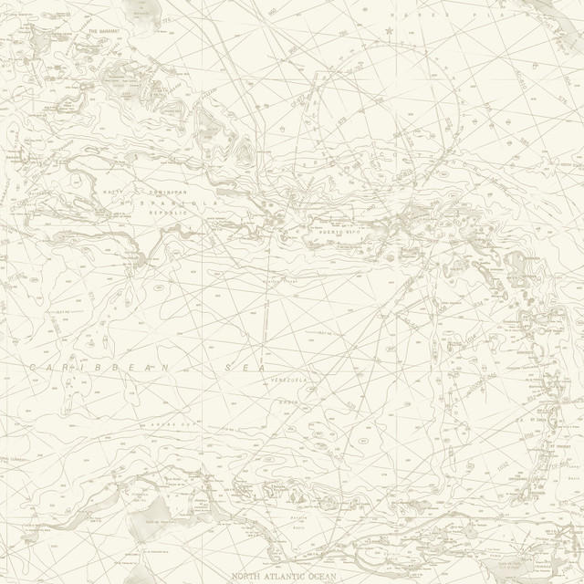 Charts Taupe Nautical Chart Wallpaper by Chesapeake Designer Blue Heron Covers about 56.4 square feet 20.5-in by 33-ft long roll Prepasted 20.5 - Swanky Fabrics - Charts Taupe Nautical Chart Wallpaper by Chesapeake Designer Blue Heron Covers about 56.4 square feet 20.5-in by 33-ft long roll Prepasted 20.5 - Swanky Fabrics -