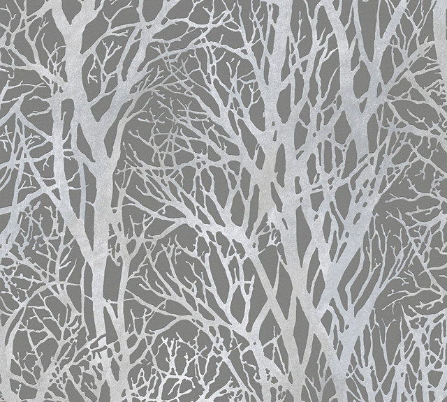Yasuo Grey Tree Branch Wallpaper by Advantage Designer Windsong Covers about 57.5 square feet 20.9-in by 33-ft long roll Unpasted 25.2 - Swanky Fabrics - Yasuo Grey Tree Branch Wallpaper by Advantage Designer Windsong Covers about 57.5 square feet 20.9-in by 33-ft long roll Unpasted 25.2 - Swanky Fabrics -