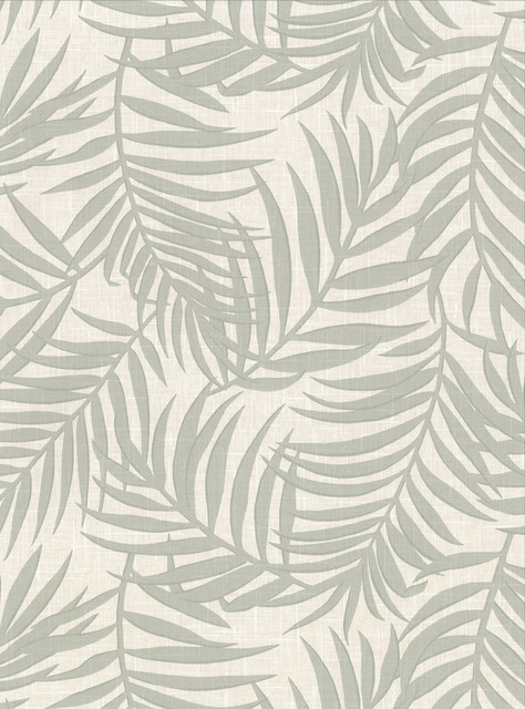 Lanai Beige Fronds Wallpaper by Warner Designer Warner Textures X Covers about 60.8 square feet 27-in by 27-ft long roll Unpasted 18 - Swanky Fabrics - Lanai Beige Fronds Wallpaper by Warner Designer Warner Textures X Covers about 60.8 square feet 27-in by 27-ft long roll Unpasted 18 - Swanky Fabrics -