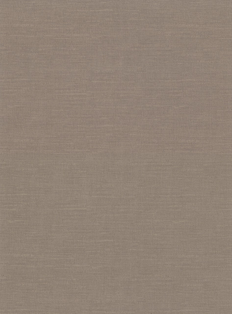 Parker Brown Faux Linen Wallpaper by Warner Designer Warner Basics V Covers about 60.8 square feet 27-in by 27-ft long roll Unpasted 0 - Swanky Fabrics -