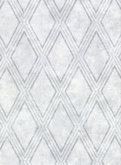 Dartmouth Sky Blue Faux Plaster Geometric Wallpaper by Warner Designer Warner Textures IX 2754 Main Street Covers about 60.8 square feet 27-in by 27-ft long roll Unpasted 20.5 - Swanky Fabrics -
