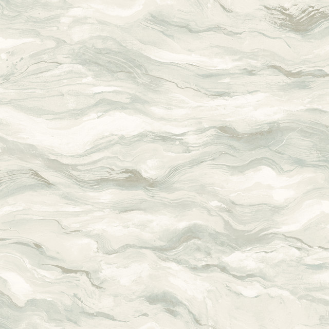 Cirrus Light Blue Wave Wallpaper by Chesapeake Designer Thoreau Covers about 56.4 square feet 20.5-in by 33-ft long roll Prepasted 20.5 - Swanky Fabrics - Cirrus Light Blue Wave Wallpaper by Chesapeake Designer Thoreau Covers about 56.4 square feet 20.5-in by 33-ft long roll Prepasted 20.5 - Swanky Fabrics -