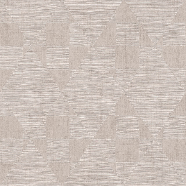 Wegener Blush Geometric Wallpaper by Advantage Designer Titanium Covers about 57.5 square feet 20.9-in by 33-ft long roll Unpasted 10.2 - Swanky Fabrics - Wegener Blush Geometric Wallpaper by Advantage Designer Titanium Covers about 57.5 square feet 20.9-in by 33-ft long roll Unpasted 10.2 - Swanky Fabrics -