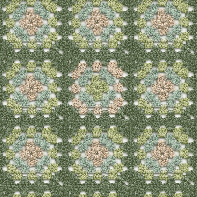 Maud Green Crochet Geometric Wallpaper by Chesapeake Designer Thoreau Covers about 56.4 square feet 20.5-in by 33-ft long roll Prepasted 20.5 - Swanky Fabrics - Maud Green Crochet Geometric Wallpaper by Chesapeake Designer Thoreau Covers about 56.4 square feet 20.5-in by 33-ft long roll Prepasted 20.5 - Swanky Fabrics -