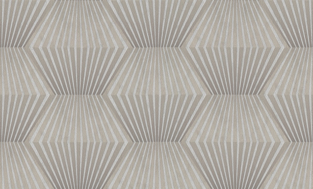 Lehnmann Taupe Geo Wallpaper by Advantage Designer Titanium Covers about 57.5 square feet 20.9-in by 33-ft long roll Unpasted 12.6 - Swanky Fabrics -