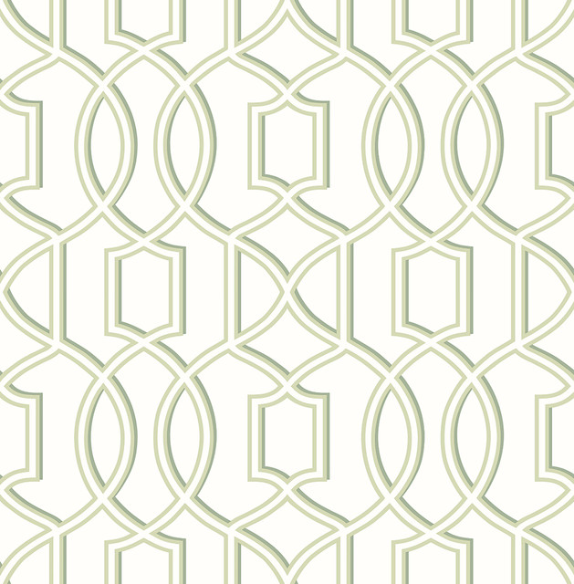 Quantum Green Trellis Wallpaper by A-Street Prints Designer Symetrie Covers about 56.4 square feet 20.5-in by 33-ft long roll Unpasted 10.4 - Swanky Fabrics - Quantum Green Trellis Wallpaper by A-Street Prints Designer Symetrie Covers about 56.4 square feet 20.5-in by 33-ft long roll Unpasted 10.4 - Swanky Fabrics -