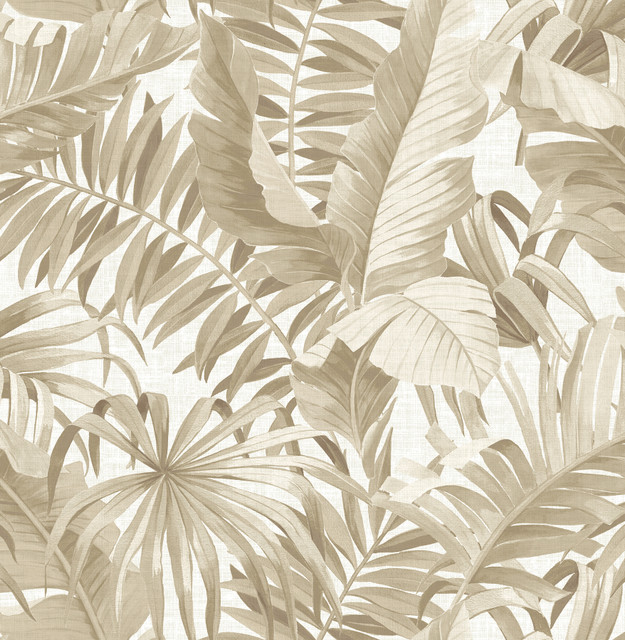 Alfresco Taupe Palm Leaf Wallpaper by A-Street Prints Designer Solstice Covers about 56.4 square feet 20.5-in by 33-ft long roll Unpasted 21 - Swanky Fabrics - Alfresco Taupe Palm Leaf Wallpaper by A-Street Prints Designer Solstice Covers about 56.4 square feet 20.5-in by 33-ft long roll Unpasted 21 - Swanky Fabrics -