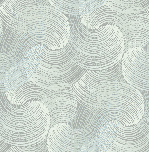 Karson Teal Swirling Geometric Wallpaper by A-Street Prints Designer Scott Living Covers about 56.4 square feet 20.5-in by 33-ft long roll Unpasted 20.8 - Swanky Fabrics - Karson Teal Swirling Geometric Wallpaper by A-Street Prints Designer Scott Living Covers about 56.4 square feet 20.5-in by 33-ft long roll Unpasted 20.8 - Swanky Fabrics -