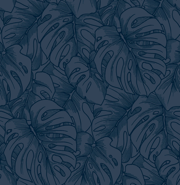 Balboa Indigo Botanical Wallpaper by A-Street Prints Designer Scott Living Covers about 56.4 square feet 20.5-in by 33-ft long roll Unpasted 21.1 - Swanky Fabrics - Balboa Indigo Botanical Wallpaper by A-Street Prints Designer Scott Living Covers about 56.4 square feet 20.5-in by 33-ft long roll Unpasted 21.1 - Swanky Fabrics -