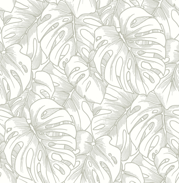 Balboa Silver Botanical Wallpaper by A-Street Prints Designer Scott Living Covers about 56.4 square feet 20.5-in by 33-ft long roll Unpasted 21.1 - Swanky Fabrics - Balboa Silver Botanical Wallpaper by A-Street Prints Designer Scott Living Covers about 56.4 square feet 20.5-in by 33-ft long roll Unpasted 21.1 - Swanky Fabrics -