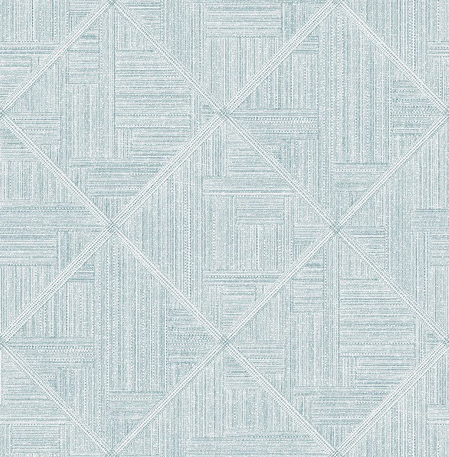 Cade Teal Geometric Wallpaper by A-Street Prints Designer Scott Living II Covers about 56.4 square feet 20.5-in by 33-ft long roll Unpasted 20.9 - Swanky Fabrics - Cade Teal Geometric Wallpaper by A-Street Prints Designer Scott Living II Covers about 56.4 square feet 20.5-in by 33-ft long roll Unpasted 20.9 - Swanky Fabrics -