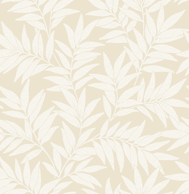 Morris Taupe Leaf Wallpaper by A-Street Prints Designer Revival Covers about 56.4 square feet 20.5-in by 33-ft long roll Unpasted 20.9 - Swanky Fabrics - Morris Taupe Leaf Wallpaper by A-Street Prints Designer Revival Covers about 56.4 square feet 20.5-in by 33-ft long roll Unpasted 20.9 - Swanky Fabrics -