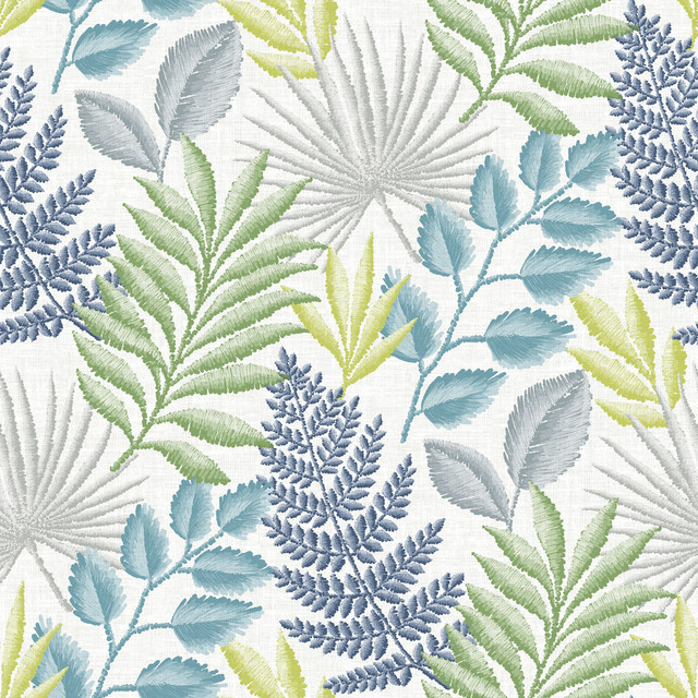Palomas Multicolor Botanical Wallpaper by A-Street Prints Designer Perennial Covers about 60.8 square feet 27-in by 27-ft long roll Unpasted 27 - Swanky Fabrics - Palomas Multicolor Botanical Wallpaper by A-Street Prints Designer Perennial Covers about 60.8 square feet 27-in by 27-ft long roll Unpasted 27 - Swanky Fabrics -