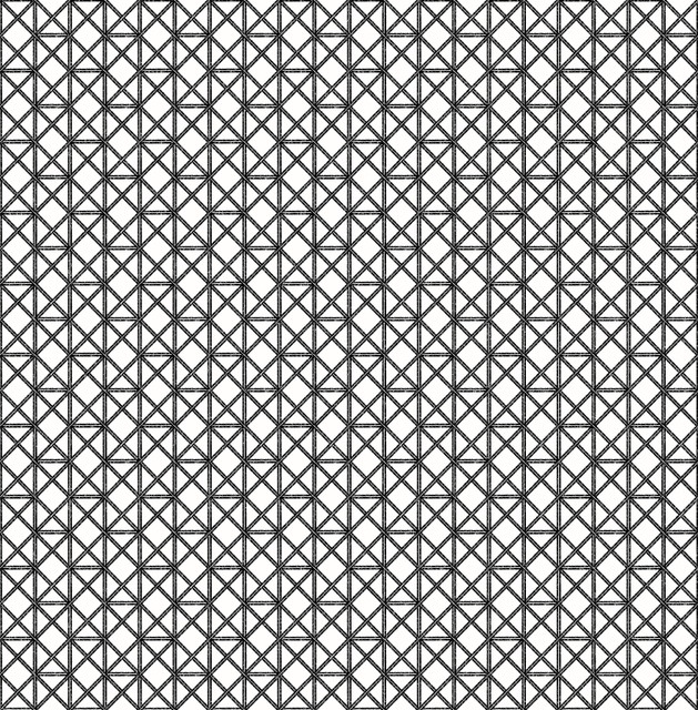 Lisbeth Black Geometric Lattice Wallpaper by A-Street Prints Designer Pacifica Covers about 56.4 square feet 20.5-in by 33-ft long roll Unpasted 2.1 - Swanky Fabrics -