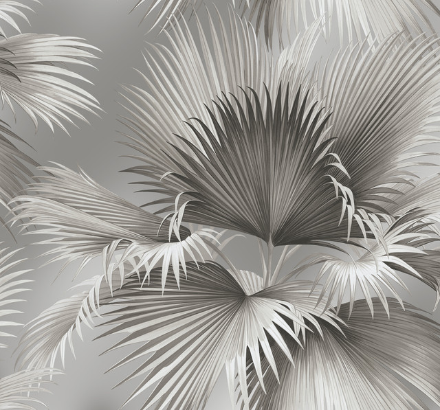 Summer Palm Platinum Tropical Wallpaper by A-Street Prints Designer Newport Covers about 60.8 square feet 27-in by 27-ft long roll Unpasted 25.2 - Swanky Fabrics - Summer Palm Platinum Tropical Wallpaper by A-Street Prints Designer Newport Covers about 60.8 square feet 27-in by 27-ft long roll Unpasted 25.2 - Swanky Fabrics -