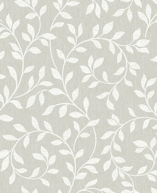 Torrey Light Grey Leaf Trail Wallpaper by Advantage Designer Nature Covers about 56.4 square feet 20.5-in by 33-ft long roll Unpasted 25.2 - Swanky Fabrics - Torrey Light Grey Leaf Trail Wallpaper by Advantage Designer Nature Covers about 56.4 square feet 20.5-in by 33-ft long roll Unpasted 25.2 - Swanky Fabrics -