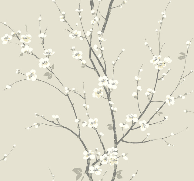 Monterey Ivory Floral Branch Wallpaper by A-Street Prints Designer Newport Covers about 60.8 square feet 27-in by 27-ft long roll Unpasted 25.2 - Swanky Fabrics - Monterey Ivory Floral Branch Wallpaper by A-Street Prints Designer Newport Covers about 60.8 square feet 27-in by 27-ft long roll Unpasted 25.2 - Swanky Fabrics -