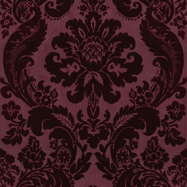 Shadow Merlot Flocked Damask Wallpaper by A-Street Prints Designer Moonlight Covers about 56.4 square feet 20.5-in by 33-ft long roll Unpasted 21 - Swanky Fabrics - Shadow Merlot Flocked Damask Wallpaper by A-Street Prints Designer Moonlight Covers about 56.4 square feet 20.5-in by 33-ft long roll Unpasted 21 - Swanky Fabrics -