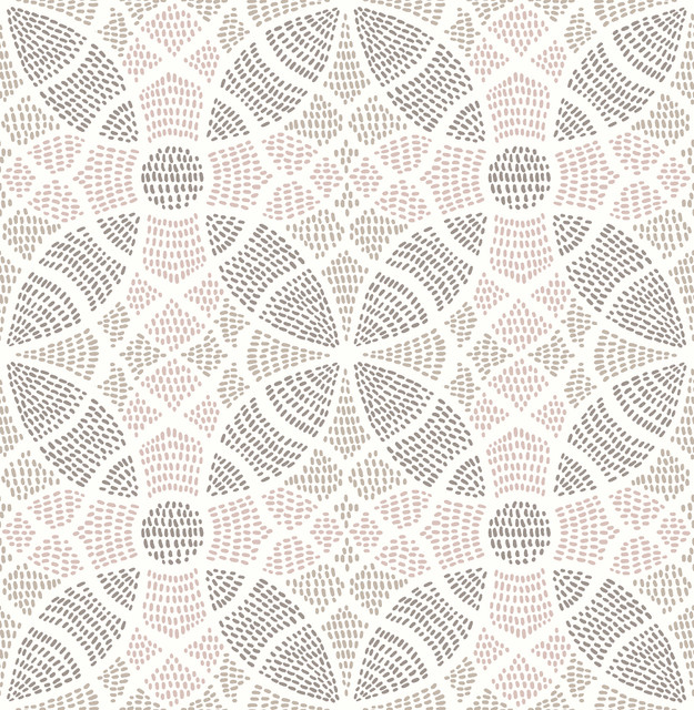 Zazen Rose Geometric Wallpaper by A-Street Prints Designer Mistral Covers about 56.4 square feet 20.5-in by 33-ft long roll Unpasted 10.4 - Swanky Fabrics - Zazen Rose Geometric Wallpaper by A-Street Prints Designer Mistral Covers about 56.4 square feet 20.5-in by 33-ft long roll Unpasted 10.4 - Swanky Fabrics -