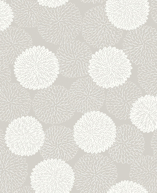 Blithe Taupe Floral Wallpaper by A-Street Prints Designer Mistral Covers about 56.4 square feet 20.5-in by 33-ft long roll Unpasted 12.6 - Swanky Fabrics - Blithe Taupe Floral Wallpaper by A-Street Prints Designer Mistral Covers about 56.4 square feet 20.5-in by 33-ft long roll Unpasted 12.6 - Swanky Fabrics -