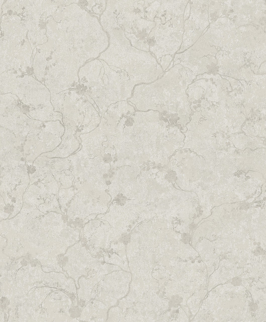 Mahina Silver Floral Vine Wallpaper by A-Street Prints Designer Lumina Covers about 57.8 square feet 21-in by 33-ft long roll Unpasted 12.6 - Swanky Fabrics - Mahina Silver Floral Vine Wallpaper by A-Street Prints Designer Lumina Covers about 57.8 square feet 21-in by 33-ft long roll Unpasted 12.6 - Swanky Fabrics -