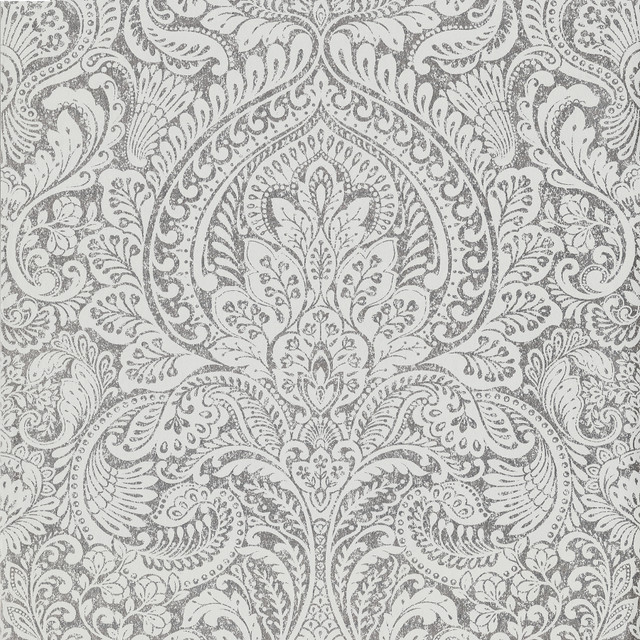 Artemis Silver Floral Damask Wallpaper by A-Street Prints Designer Lustre Covers about 57.5 square feet 20.9-in by 33-ft long roll Unpasted 25.2 - Swanky Fabrics - Artemis Silver Floral Damask Wallpaper by A-Street Prints Designer Lustre Covers about 57.5 square feet 20.9-in by 33-ft long roll Unpasted 25.2 - Swanky Fabrics -