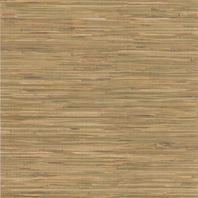 Faraji Sage Faux Grasscloth Wallpaper by Brewster Designer Kitchen, Bath and Bed Resource IV Covers about 56.4 square feet 20.5-in by 33-ft long roll Prepasted 21 - Swanky Fabrics -