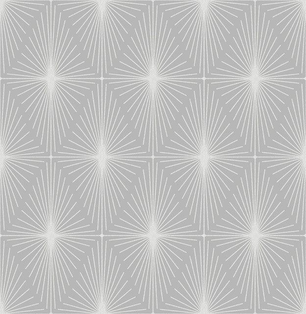 Draper Grey Geometric Wallpaper by Brewster Designer Kitchen & Bath Essentials Covers about 56.4 square feet 20.5-in by 33-ft long roll Unpasted 10.4 - Swanky Fabrics - Draper Grey Geometric Wallpaper by Brewster Designer Kitchen & Bath Essentials Covers about 56.4 square feet 20.5-in by 33-ft long roll Unpasted 10.4 - Swanky Fabrics -