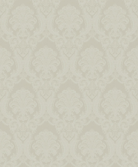 Renatta Cream Damask Wallpaper by Sirpi Designer Italian Silk Covers about 57.5 square feet 20.9-in by 33-ft long roll Unpasted 12.6 - Swanky Fabrics - Renatta Cream Damask Wallpaper by Sirpi Designer Italian Silk Covers about 57.5 square feet 20.9-in by 33-ft long roll Unpasted 12.6 - Swanky Fabrics -