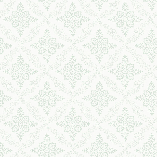 Wynonna Teal Geometric Floral Wallpaper by Chesapeake Designer Kindred Covers about 56.4 square feet 20.5-in by 33-ft long roll Prepasted 20.5 - Swanky Fabrics - Wynonna Teal Geometric Floral Wallpaper by Chesapeake Designer Kindred Covers about 56.4 square feet 20.5-in by 33-ft long roll Prepasted 20.5 - Swanky Fabrics -