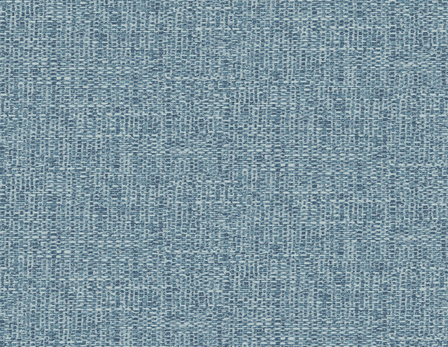 Snuggle Blue Woven Texture Wallpaper by A-Street Prints Designer Inlay Covers about 60.8 square feet 27-in by 27-ft long roll Unpasted 20.9 - Swanky Fabrics -