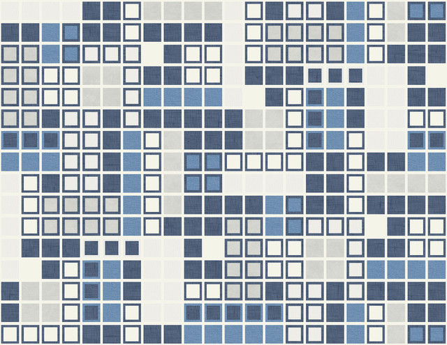 Bantry Blue Geometric Wallpaper by A-Street Prints Designer Imprint Covers about 60.8 square feet 27-in by 27-ft long roll Unpasted 20.8 - Swanky Fabrics - Bantry Blue Geometric Wallpaper by A-Street Prints Designer Imprint Covers about 60.8 square feet 27-in by 27-ft long roll Unpasted 20.8 - Swanky Fabrics -