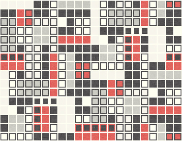 Bantry Red Geometric Wallpaper by A-Street Prints Designer Imprint Covers about 60.8 square feet 27-in by 27-ft long roll Unpasted 20.8 - Swanky Fabrics - Bantry Red Geometric Wallpaper by A-Street Prints Designer Imprint Covers about 60.8 square feet 27-in by 27-ft long roll Unpasted 20.8 - Swanky Fabrics -
