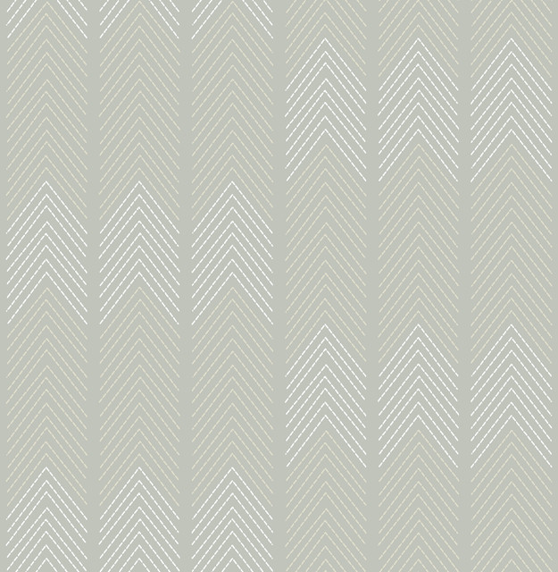 Nyle Light Grey Chevron Stripes Wallpaper by A-Street Prints Designer Hannah Covers about 56.4 square feet 20.5-in by 33-ft long roll Unpasted 10.4 - Swanky Fabrics - Nyle Light Grey Chevron Stripes Wallpaper by A-Street Prints Designer Hannah Covers about 56.4 square feet 20.5-in by 33-ft long roll Unpasted 10.4 - Swanky Fabrics -