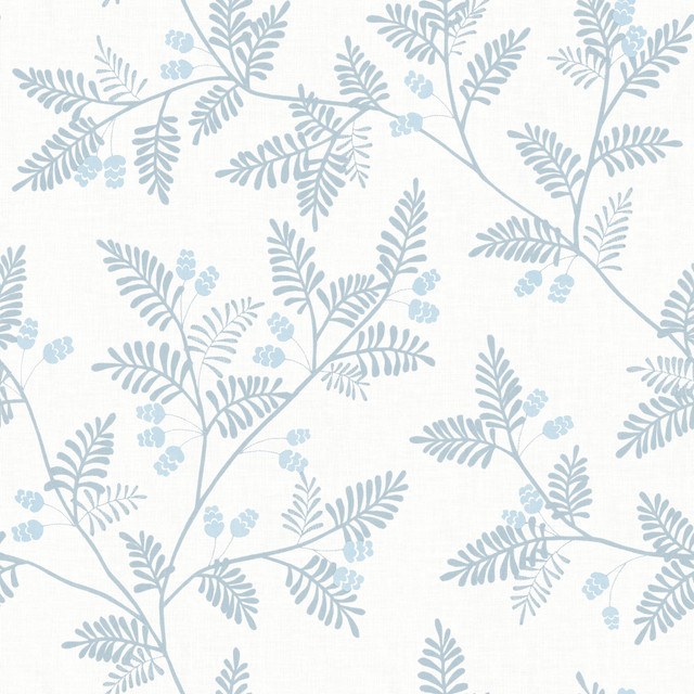 Ardell Light Blue Botanical Wallpaper by A-Street Prints Designer Georgia Covers about 56.4 square feet 20.5-in by 33-ft long roll Unpasted 20.9 - Swanky Fabrics - Ardell Light Blue Botanical Wallpaper by A-Street Prints Designer Georgia Covers about 56.4 square feet 20.5-in by 33-ft long roll Unpasted 20.9 - Swanky Fabrics -