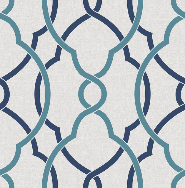 Sausalito Navy Lattice Wallpaper by A-Street Prints Designer Geometrie Covers about 56.4 square feet 20.5-in by 33-ft long roll Unpasted 21 - Swanky Fabrics - Sausalito Navy Lattice Wallpaper by A-Street Prints Designer Geometrie Covers about 56.4 square feet 20.5-in by 33-ft long roll Unpasted 21 - Swanky Fabrics -